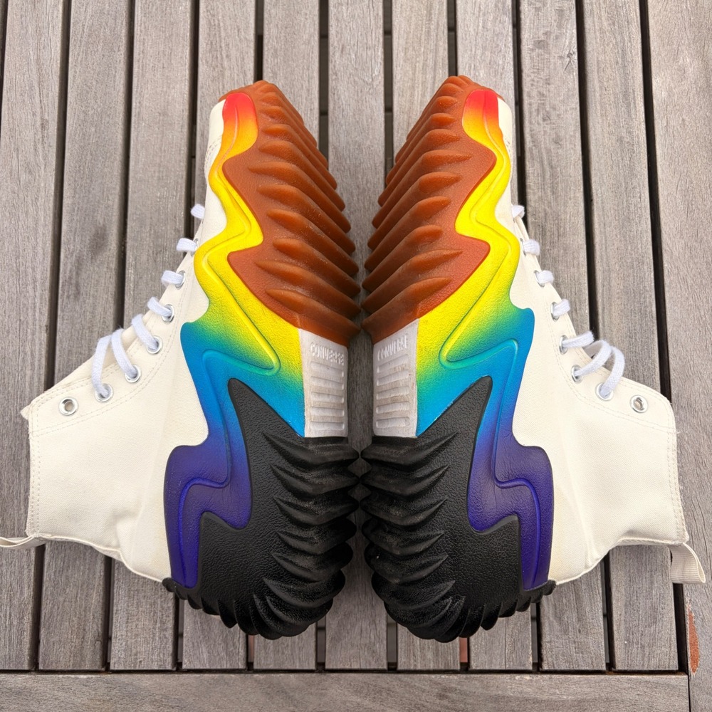 PRIDE Converse Run Star Motion Platform High Pride M11 / W12.5 Unisex ID:A02262C - Picture 5 of 12